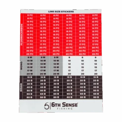 6th Sense Line Size Recall Decals