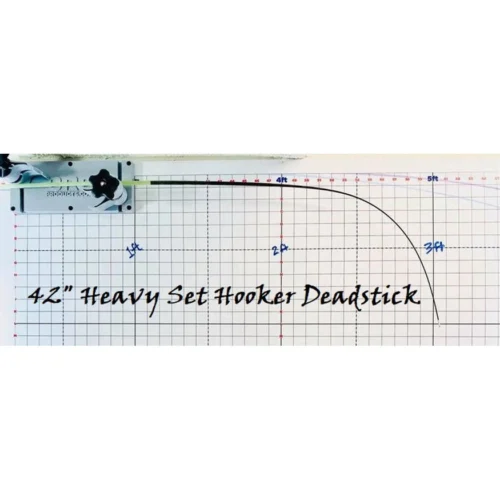 V-Line 42" Heavy Set Hooker Ice Rod Blank -Angler Blank Store HSH42Deflection