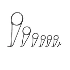 American Tackle SSR Match Style Ice Rod Guide Kits 15 American Tackle SSR Match Style Ice Rod Guide Kits -Angler Blank Store SSR Match Style Ice Rod Guide Kits Black 20 6