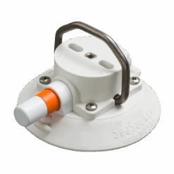 SeaSucker 4.5" Flat-Top Stainless D-Ring - White